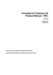 Atmark Armadillo-IoT Gateway G3 Product Manual