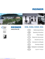 Reiner D28c Operating Instructions