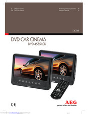 AEG DVD 4555 LCD Instruction Manual