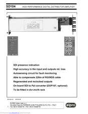 ELPRO SD104 Manual