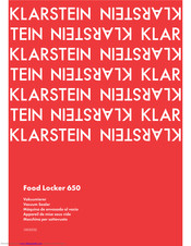 Klarstein Food Locker 650 Manual