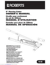 Roberts 10-60 Owner's Manual