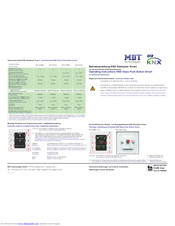 MDT Technologies BE-GT2TW.01 Operating Instructions