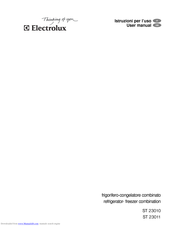 Electrolux ST 23010 User Manual