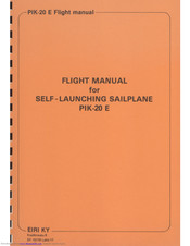 Eiri KY PIK-20 E Flight Manual