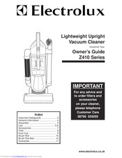 Electrolux Z410 Series Owner's Manual