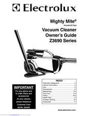 Electrolux Mighty Mite Z3690 Series Owner's Manual