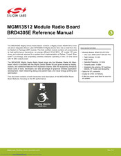 Silicon Laboratories BRD4305E Reference Manual