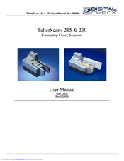 Digital Check TellerScan 215 User Manual