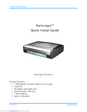 Heinesys Netorage 100 Series Quick Install Manual