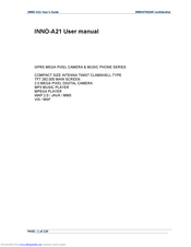 INNOSTREAM INNO-A21 User Manual
