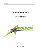 Aboundi CardBus WiFiCard User Manual