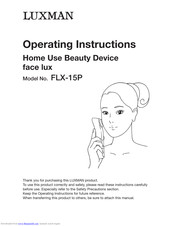 Luxman FLX-15P Operating Instructions Manual