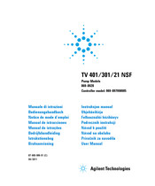 Agilent Technologies TV-401/301/21 NSF User Manual