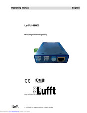 Lufft I-BOX Operating Manual