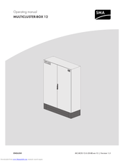 SMA MULTICLUSTER-BOX 12 Operating Manual