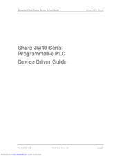 Sharp JW10 Driver Manual