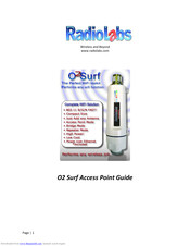 Radiolabs O2 Surf Manual
