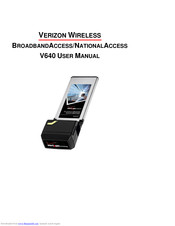 Verizon Wireless V640 User Manual