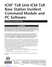 MSA ICM TxR Unit Operation Instructions Manual