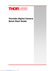 THORLABS DCU Series Quick Start Manual