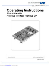 PS Automation PS-AMS1x Operating Instructions Manual