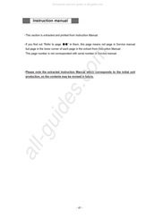 Sanyo MDF-U53VA Instruction Manual
