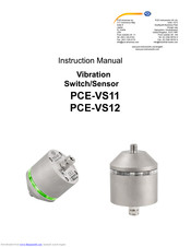PCE Instruments PCE-VS12 Instruction Manual