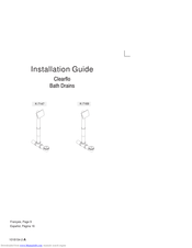 Kohler Clearflo K-7169 Installation Manual