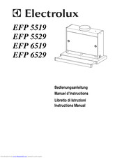 Electrolux EFP 6519 Instruction Manual