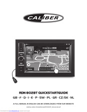 Caliber RDN 802BT Quick Start Manual