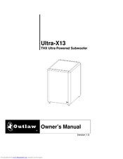 Outlaw Ultra-X13 Owner's Manual