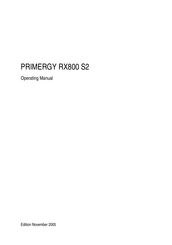 Fujitsu PRIMERGY RX800 S2 Operating Manual