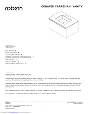 Robern CURATED CARTESIAN VANITY Manual