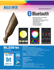ALLIANCE BL200-bt Quick Start Manual