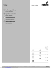 Hettich Easys 200 Operating Instructions Manual