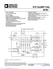 Analog Devices AD1887 Manual