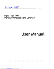Signal Forge 1000 User Manual