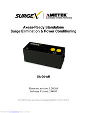 Ametek Surgex SA-20-AR User Manual