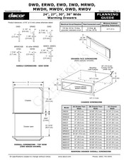 Dacor DWD30 Planning Manual