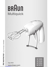 Braun Multiquick System M 1030 User Manual