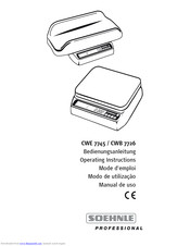Soehnle CWB 7726 Operating Instructions Manual