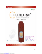 Navisys Technology Touch Disk User Manual