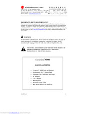 Senton Excursion 36000 Owner's Manual