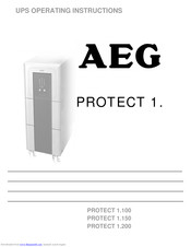 AEG PROTECT 1.100 Operating Instructions Manual