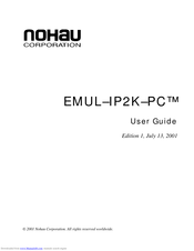 Nohau EMUL-IP2K-PC User Manual