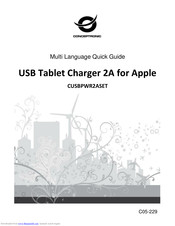 Conceptronic CUSBPWR2ASET Quick Manual
