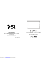 Screen Innovations Solo/Pro 2 Installation Instructions Manual