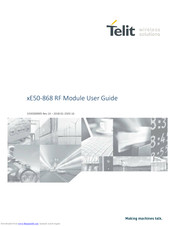 Telit Wireless Solutions xE50-868 series User Manual
