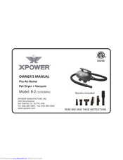 XPower B-2 Owner's Manual